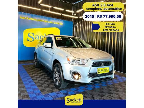MITSUBISHI ASX 2.0 4X4 AWD 16V GASOLINA 4P AUTOMÁTICO MITSUBISHI ASX 2.0 4X4 AWD 16V GASOLINA 4P AUTOMÁTICO